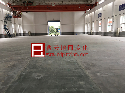 中石油压缩机厂混凝土密封固化剂地坪施工前