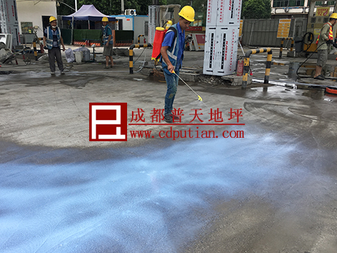 加油站水泥地面薄层修复3