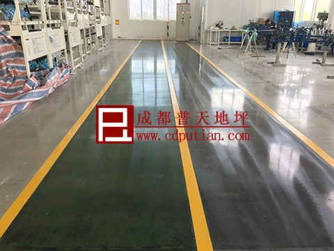 工厂彩色混凝土密封固化剂地坪1