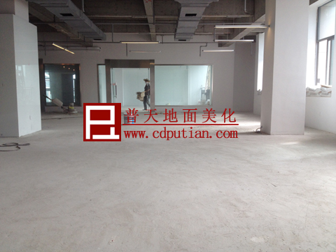 成都孵化园水泥自流平地坪2