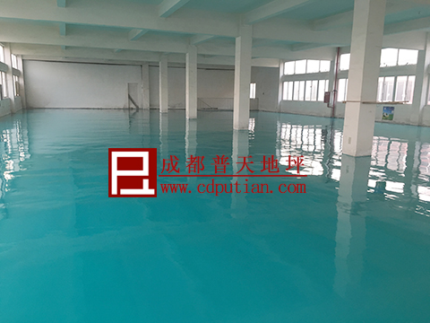 毛坯地面施工环氧地坪1