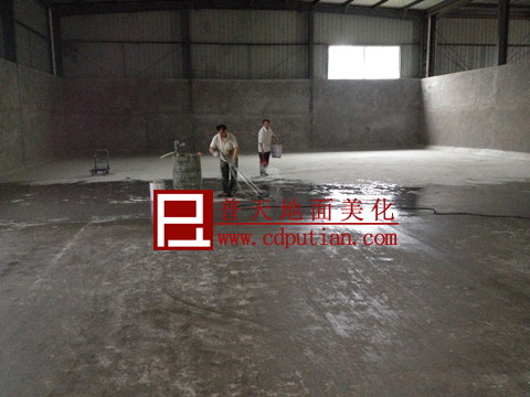 泸州粮库地坪翻砂处理1