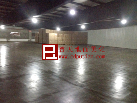 物流仓库水泥地面起砂处理2