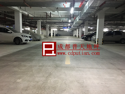 车库地坪起砂处理——打磨+渗透硬化5