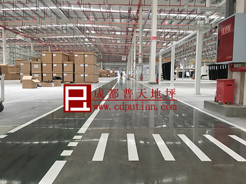 金刚砂固化染色地坪